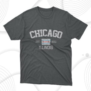 vintage chicago illinois est. 1833 souvenir t-shirt