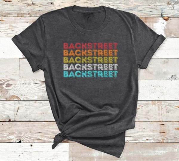 t shirt dark heather vintage retro backstreet premium jauwb