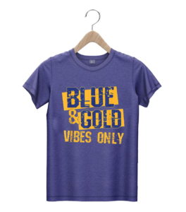 t shirt navy blue and gold game day group shirt for high school football r9tut