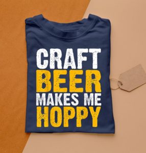 t shirt navy craft beer makes me hoppy e7xbl