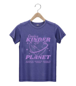 t shirt navy create a kinder planet aesthetic trend ovcr7