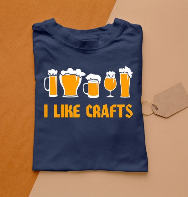 t shirt navy i like crafts beer lover qwd7j