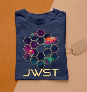 t shirt navy james webb space telescope jwst astronomy science vexwd