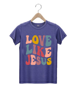 t shirt navy love like jesus religious god christian words rxtqk