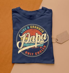 t shirt navy papa like a grandpa only cooler funny dad papa definition f6prp