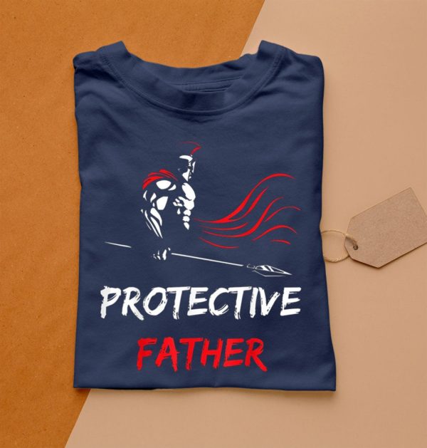 t shirt navy protective fatherproud dad mcqby