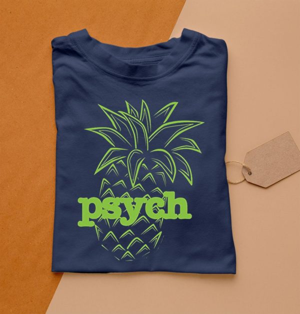 t shirt navy psych pineapple ddomo