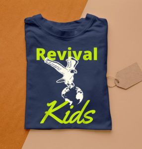 t shirt navy revival kids oemkg