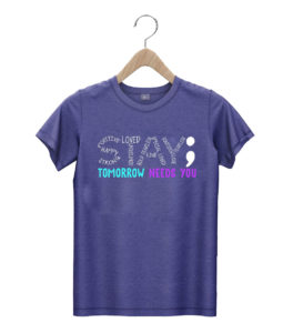 t shirt navy stay tomorrow needs you jle7t