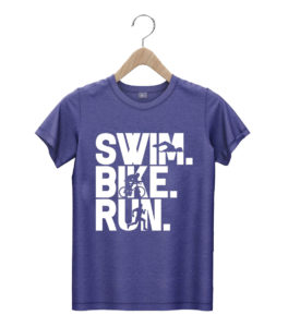 t shirt navy swim bike run triathlon triathlete athletics f5ze5