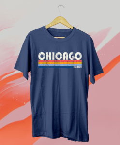 vintage 70s 80s style chicago t-shirt
