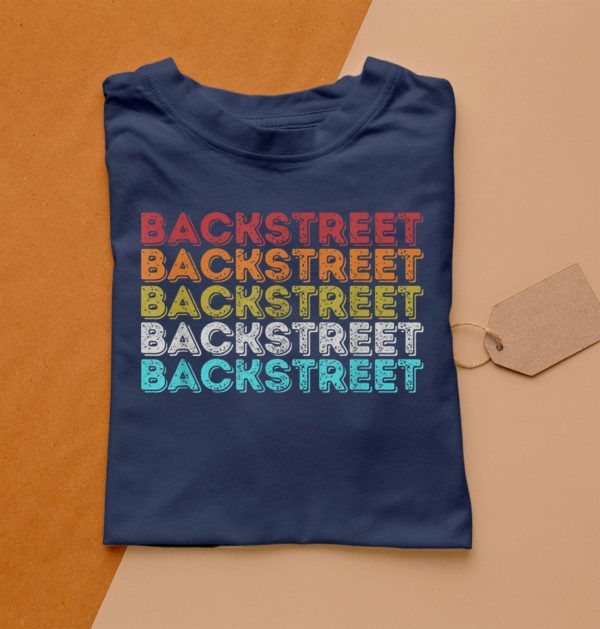 t shirt navy vintage retro backstreet premium hehsb