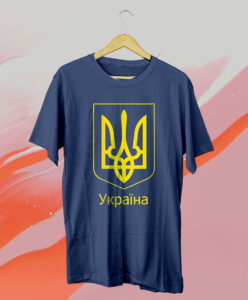womens ukraine crest ukrainian emblem pride love t-shirt