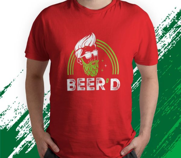 t shirt red beerd i craft beer brauer homebrewing zbibd
