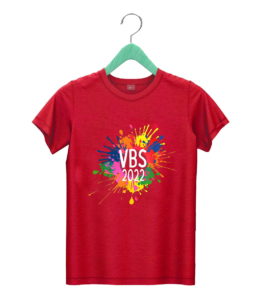 t shirt red i love vbs 2022 crew vacation bible school paint splatter bu4l6