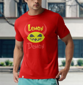 lemon demon fruit t-shirt