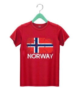 t shirt red norwegian flag r5gb9