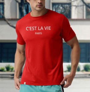 paris tees c'est la vie paris t-shirt