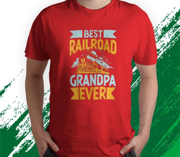 t shirt red railroad grandpa locomotive train ez1ze