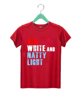 t shirt red red white 26 natty light anu1d