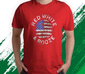 t shirt red red white and booze drinking xjvle
