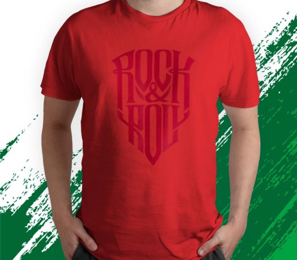 t shirt red rock 26 roll music graphic design tpzkd