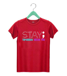 t shirt red stay tomorrow needs you 7bbb5