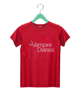 t shirt red vampire diaries logo pb4yu