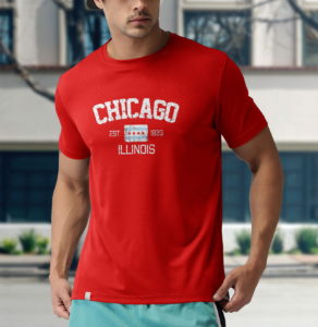vintage chicago illinois est. 1833 souvenir t-shirt