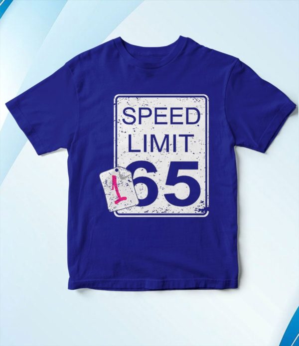 t shirt royal faster than speed limit sign 165 d5bly