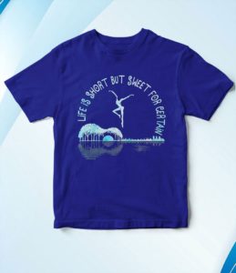 t shirt royal music lover life is short but sweet for certain guitar yaxub