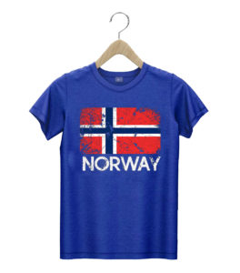 t shirt royal norwegian flag bufwl
