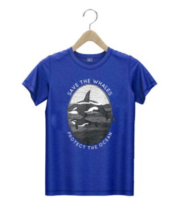 t shirt royal save the whale protect the ocean orca killer whales cfimn