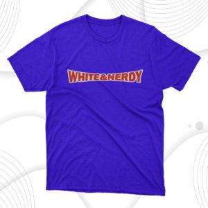 white and nerdy t-shirt
