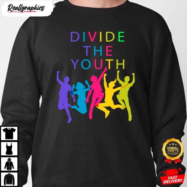 colorful divide the youth shirt 4 4smc2