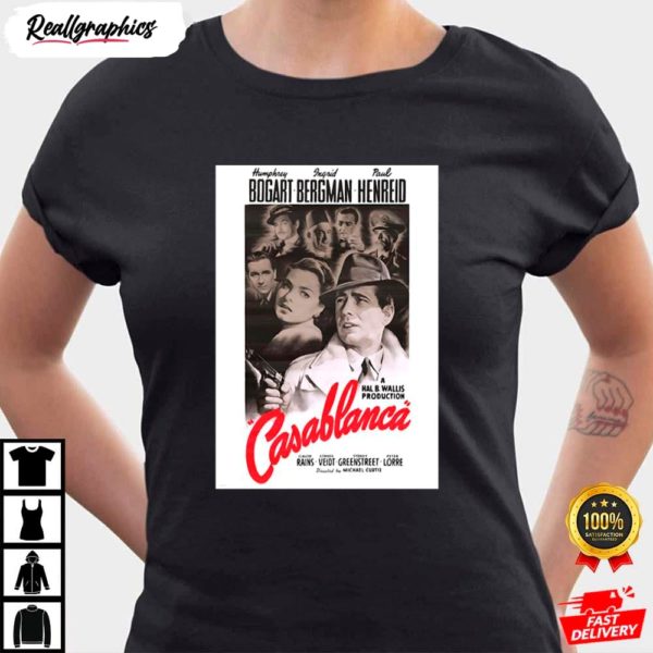 movie poster merchandise casablanca shirt 2 u9exy