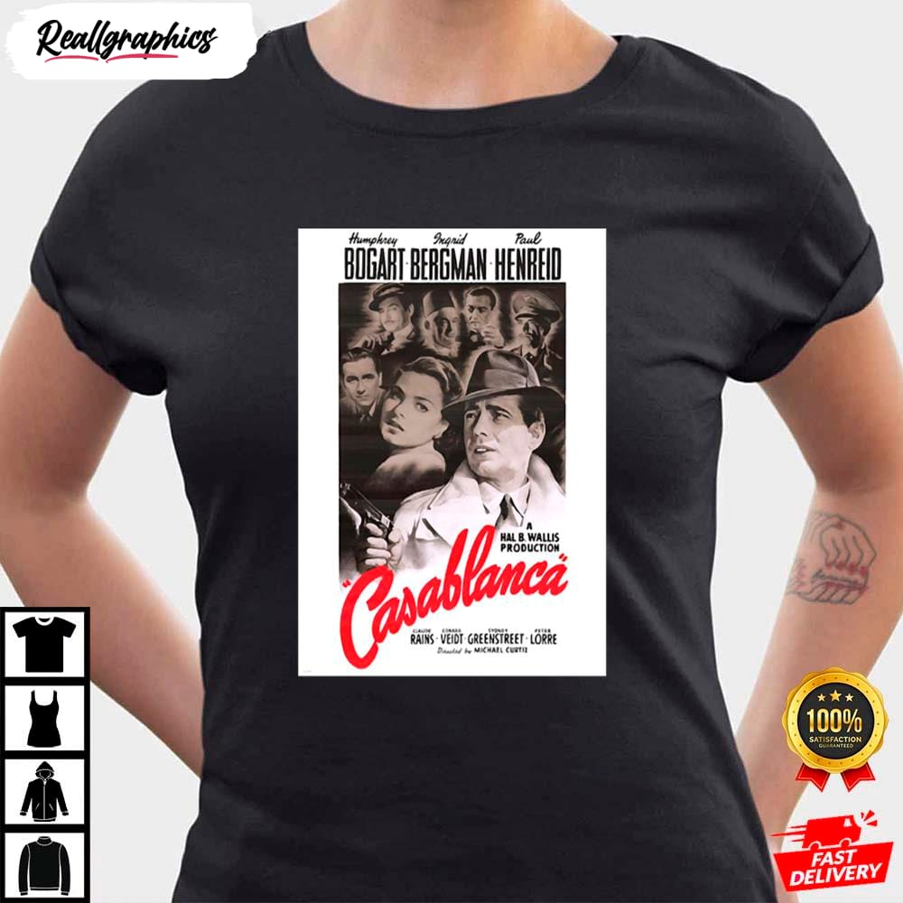 Movie Poster Merchandise Casablanca Shirt