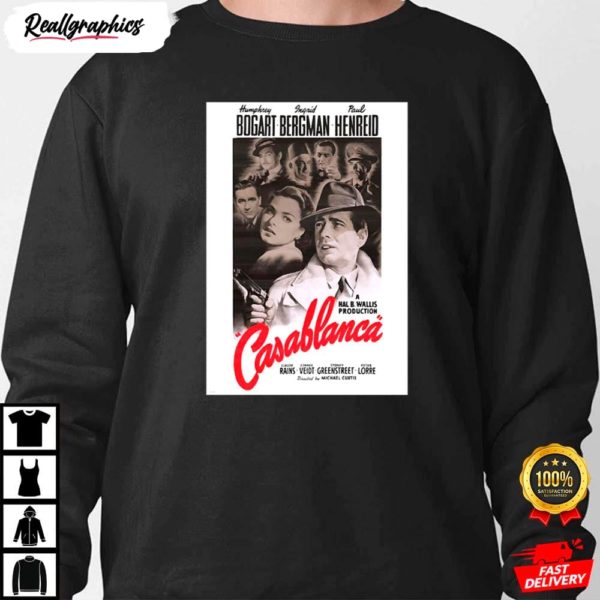 movie poster merchandise casablanca shirt 3 dlqen