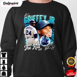 the kid baseball vintage signature ken griffey jr shirt 3 6lobb