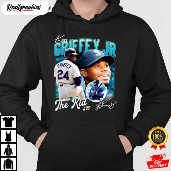 the kid baseball vintage signature ken griffey jr shirt 6 s5dik