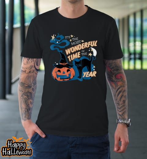 black cat halloween shirt its the most wonderful time of the year t shirt 146 nqsctw