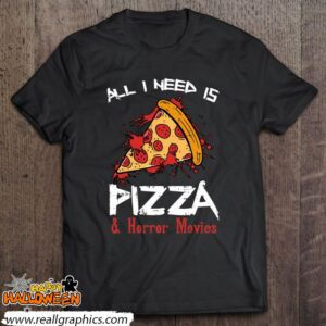 bloody pizza horror movies costume funny food halloween shirt 87 TDjbn