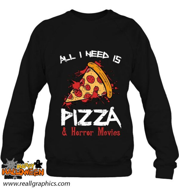 bloody pizza horror movies costume funny food halloween shirt 90 3warb