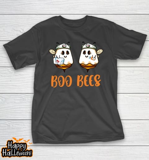 Boo Bees Nurse Ghost Halloween Matching Couples Costume Shirt
