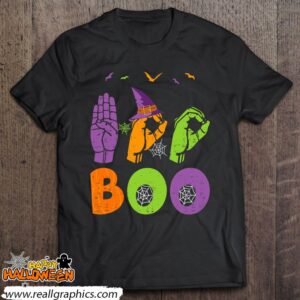 boo hands american sign language pride asl halloween shirt 400 5kDS9