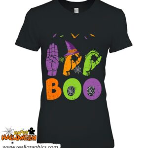 boo hands american sign language pride asl halloween shirt 401 lrPFe