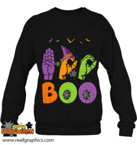 boo hands american sign language pride asl halloween shirt 403 xgp8a
