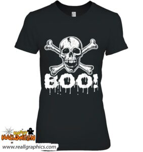 boo scary halloween spooky skull and crossbone shirt 685 nkooi