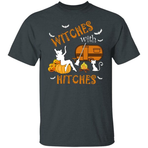 camping witches with hitches halloween cat lovers t shirt 2 nucqs