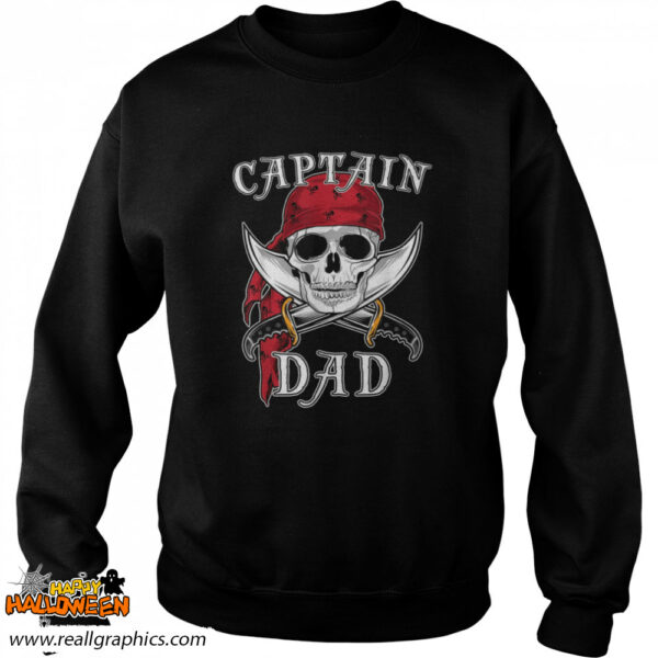 captain dad skeleton halloween shirt 1421 wxjor